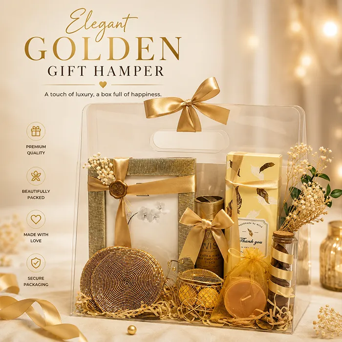Elegant Golden Gift Hamper